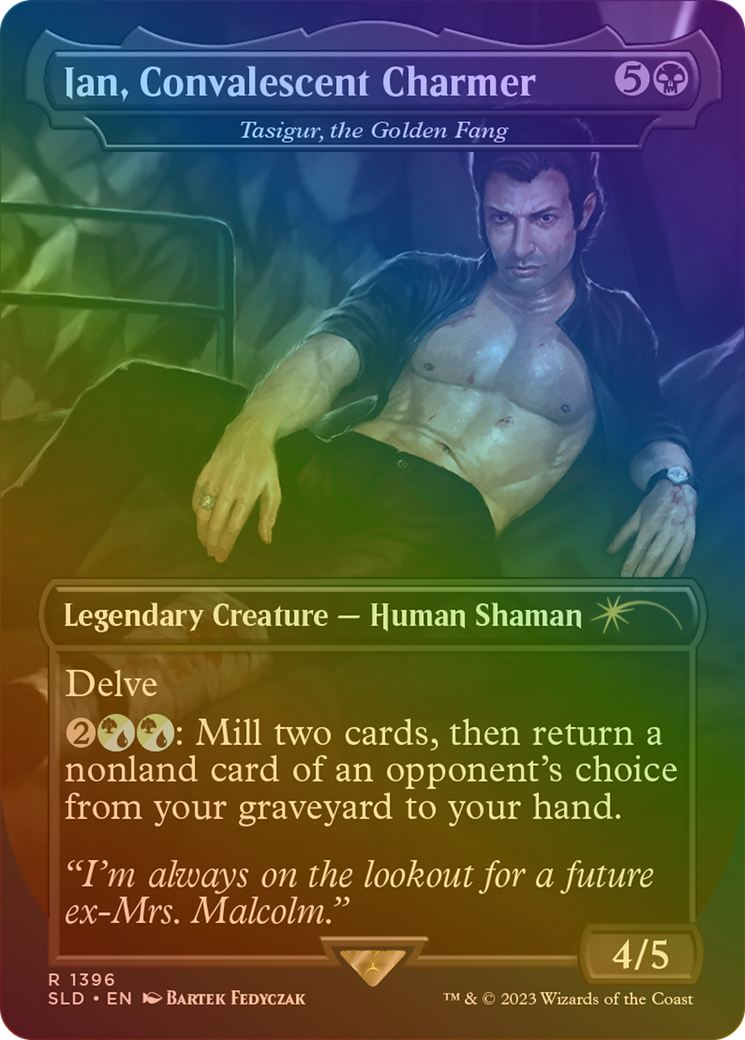 Ian, Convalescent Charmer - Tasigur, the Golden Fang (Rainbow Foil) [Secret Lair Drop Series] | Silver Goblin