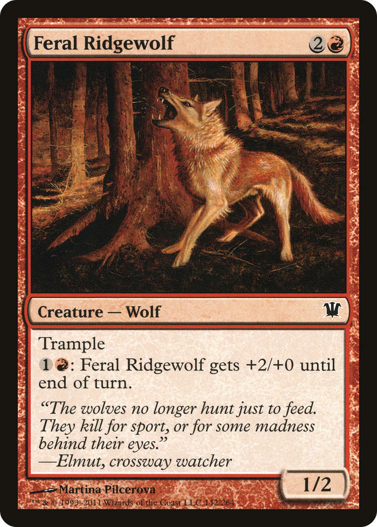 Feral Ridgewolf [Innistrad] Foil