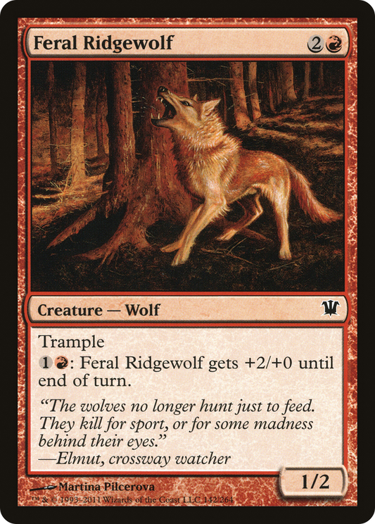 Feral Ridgewolf [Innistrad] Foil