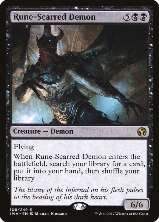 Rune-Scarred Demon [Iconic Masters]