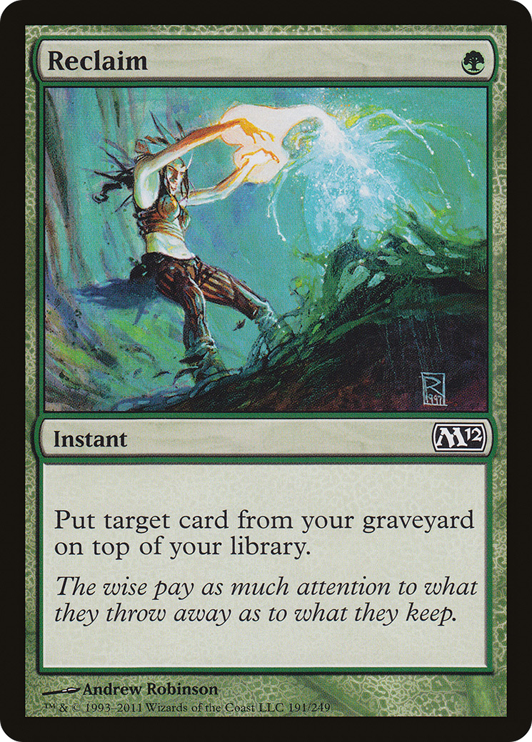 Reclaim [Magic 2012] Foil