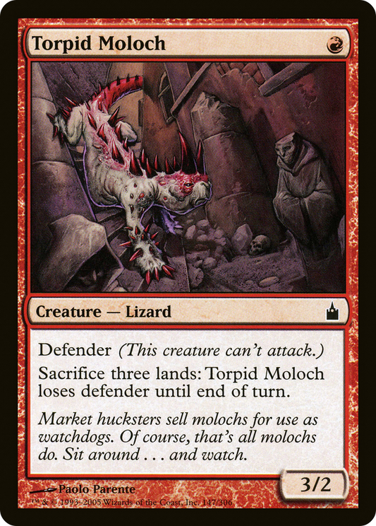 Torpid Moloch [Ravnica: City of Guilds] Foil