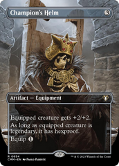 Champion's Helm (Borderless Alternate Art) [Commander Masters] | Silver Goblin