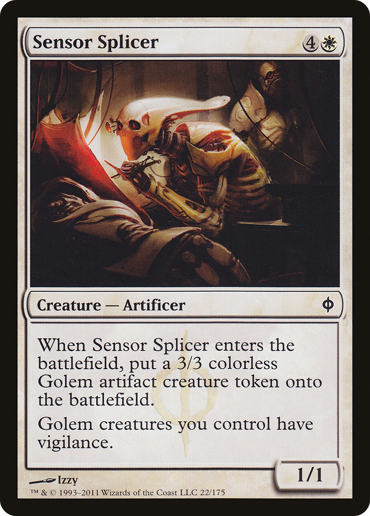 Sensor Splicer [New Phyrexia] | Silver Goblin