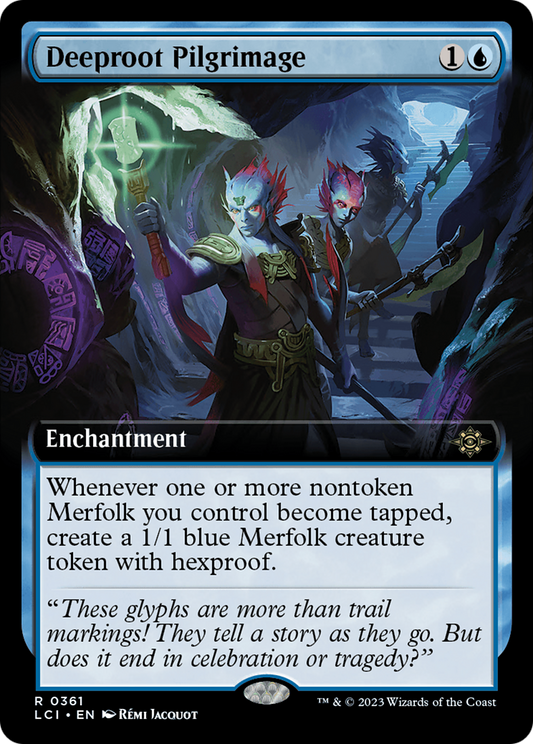 Deeproot Pilgrimage (Extended Art) [The Lost Caverns of Ixalan] Foil