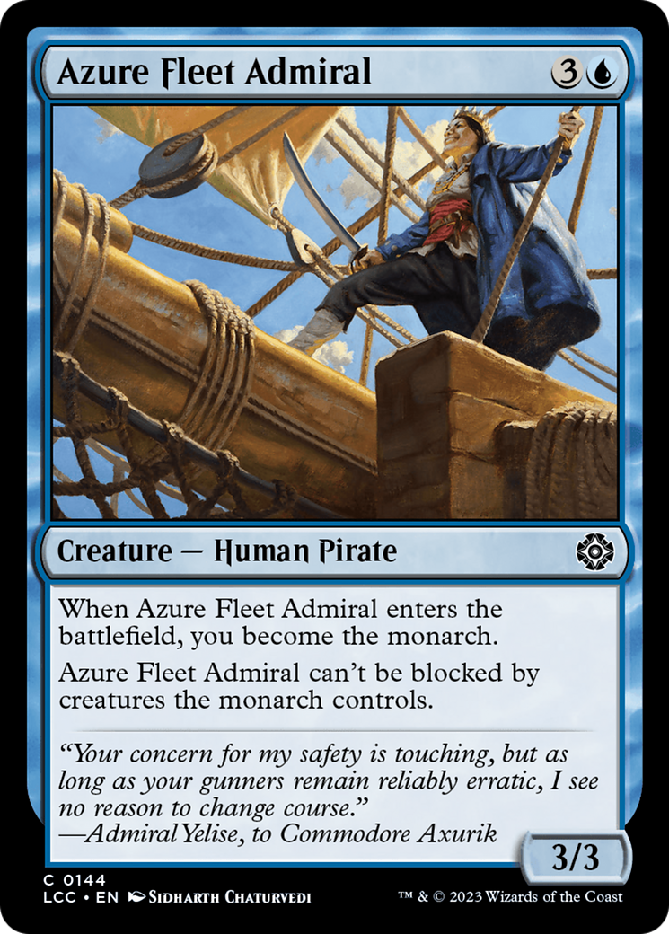 Azure Fleet Admiral [The Lost Caverns of Ixalan Commander] | Silver Goblin