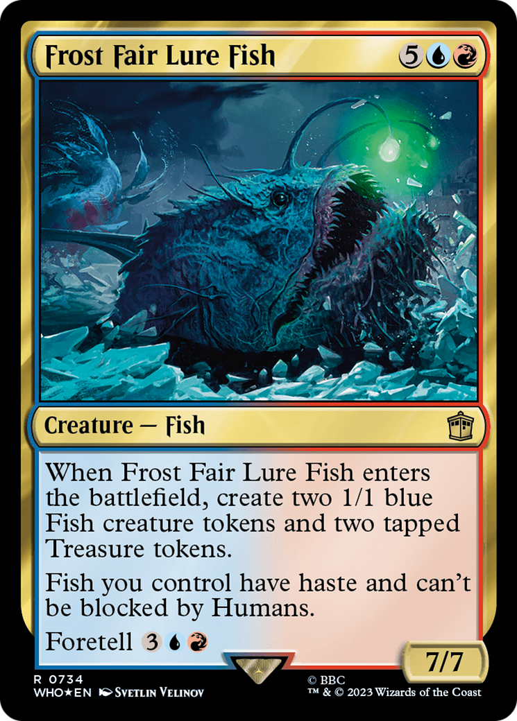 Frost Fair Lure Fish (Surge Foil) [Doctor Who] | Silver Goblin