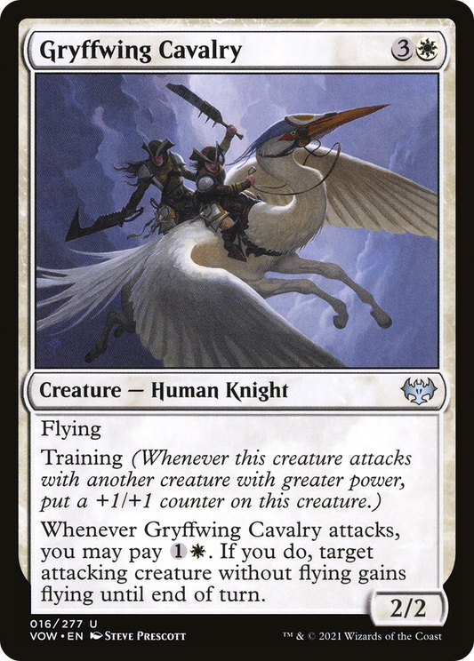 Gryffwing Cavalry [Innistrad: Crimson Vow] Foil