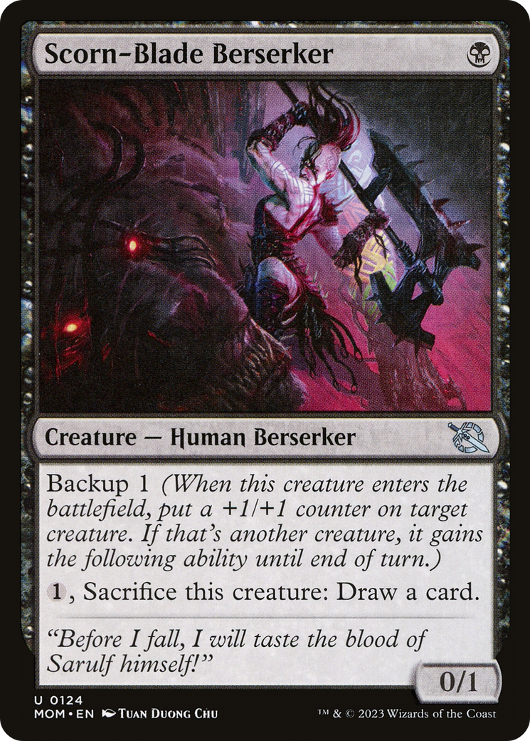 Scorn-Blade Berserker [March of the Machine] Foil