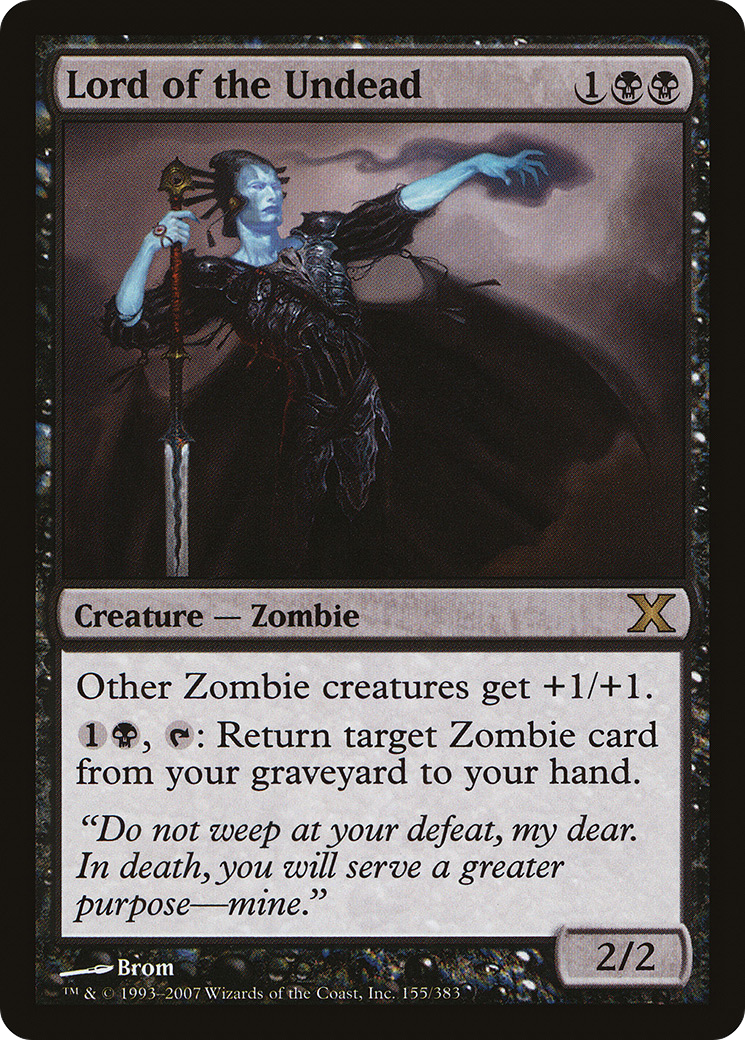 Lord of the Undead (155) Foil - Tenth Edition