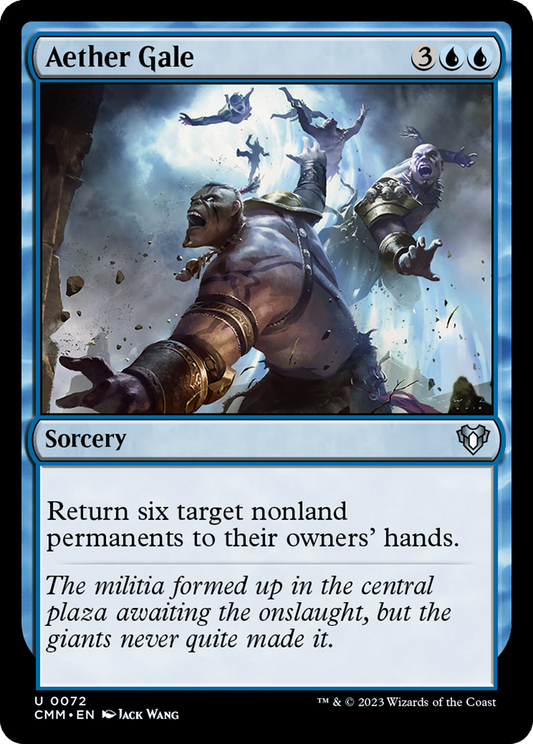 Aether Gale [Commander Masters] Foil
