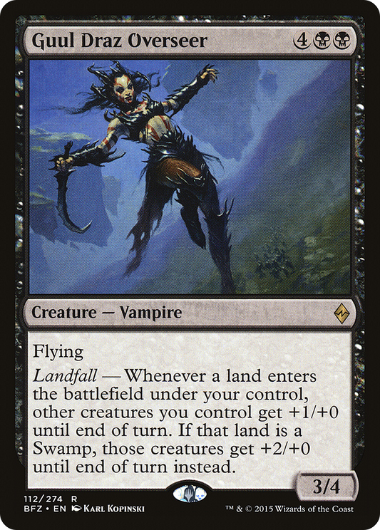 Guul Draz Overseer [Battle for Zendikar] Foil