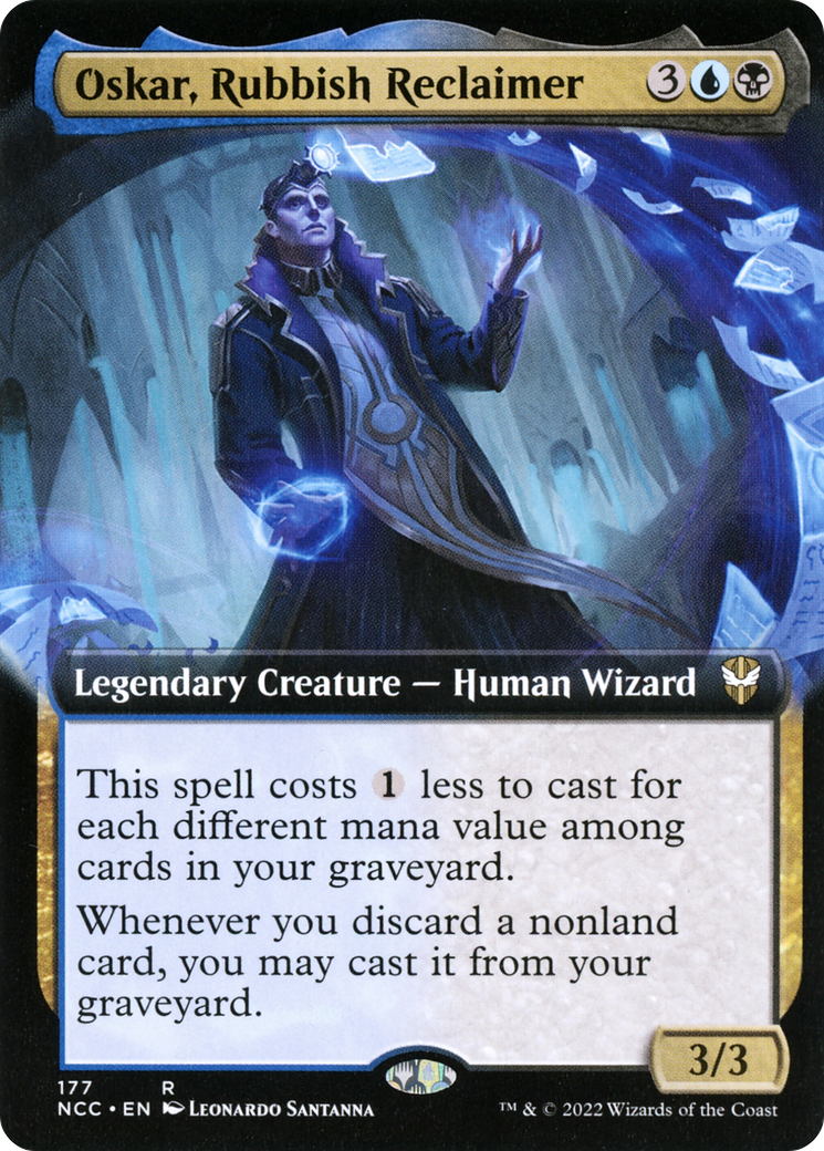 Oskar, Rubbish Reclaimer (Extended Art) [Streets of New Capenna Commander]