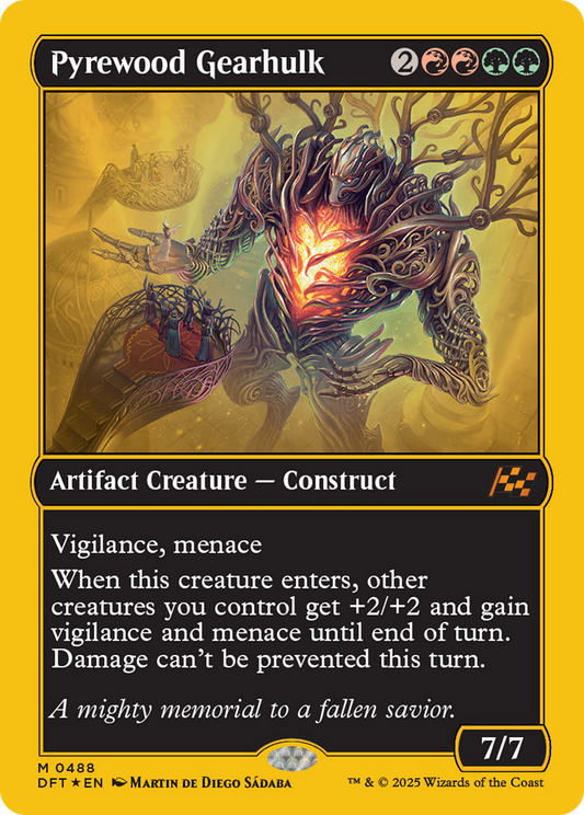 Pyrewood Gearhulk (First-Place Foil) Foil (488) - Aetherdrift