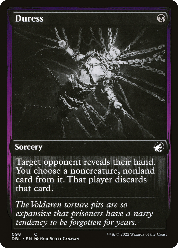 Duress [Innistrad: Double Feature] Foil