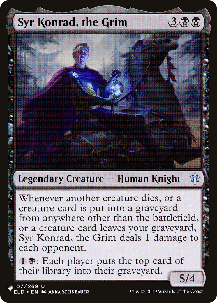 Syr Konrad, the Grim [The List] | Silver Goblin