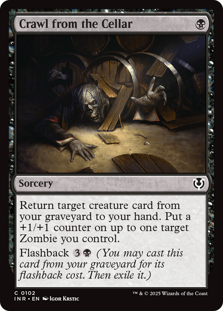 Crawl from the Cellar Foil (102) - Innistrad Remastered