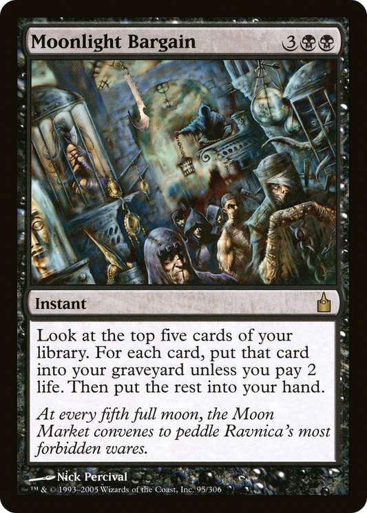 Moonlight Bargain [Ravnica: City of Guilds] Foil