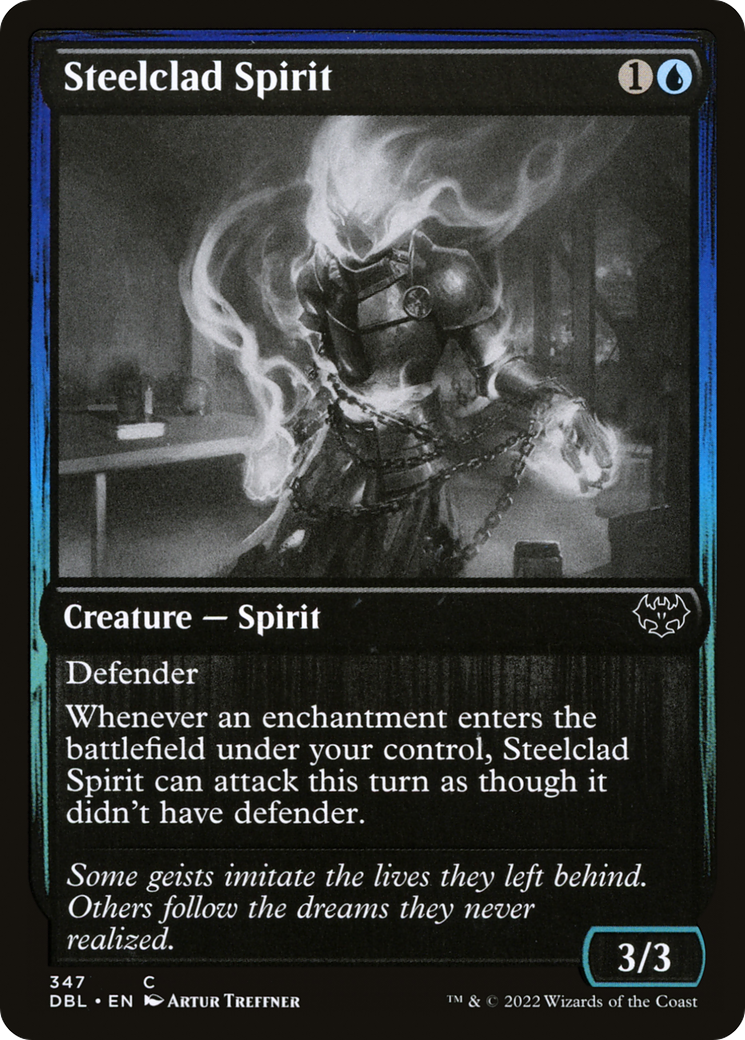 Steelclad Spirit (347) Foil - Innistrad: Double Feature