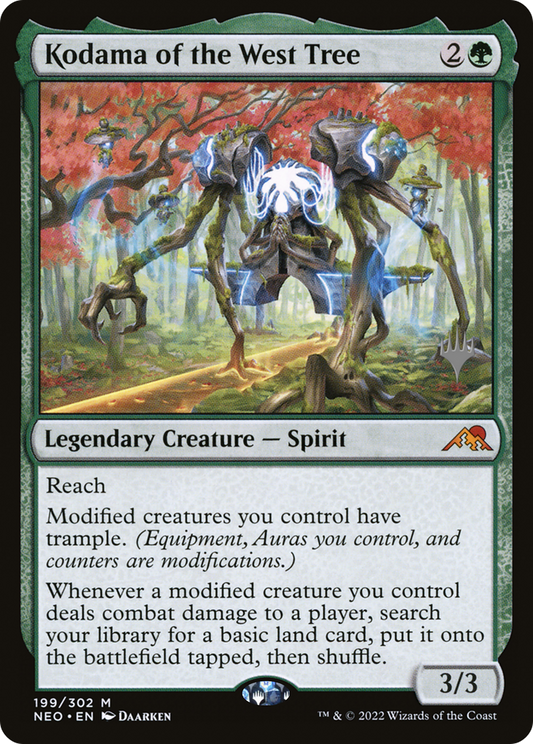 Kodama of the West Tree (Promo Pack) [Kamigawa: Neon Dynasty Promos] Foil