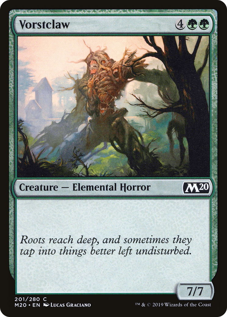 Vorstclaw (201) Foil - Core Set 2020