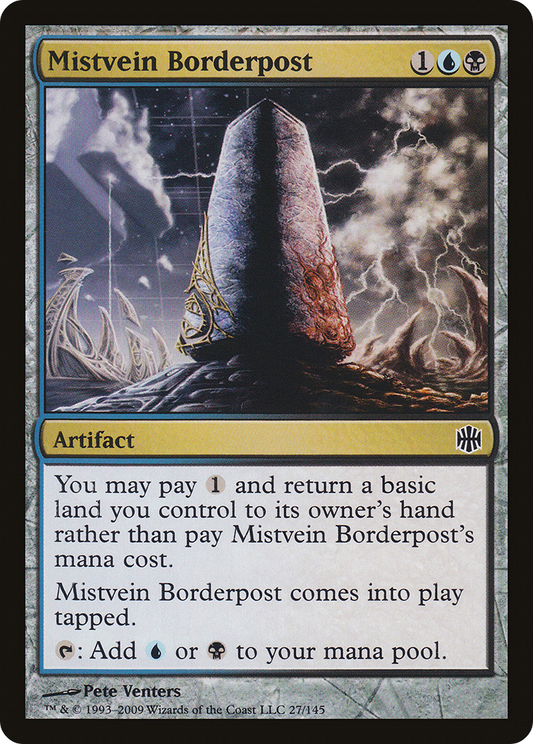 Mistvein Borderpost [Alara Reborn] Foil