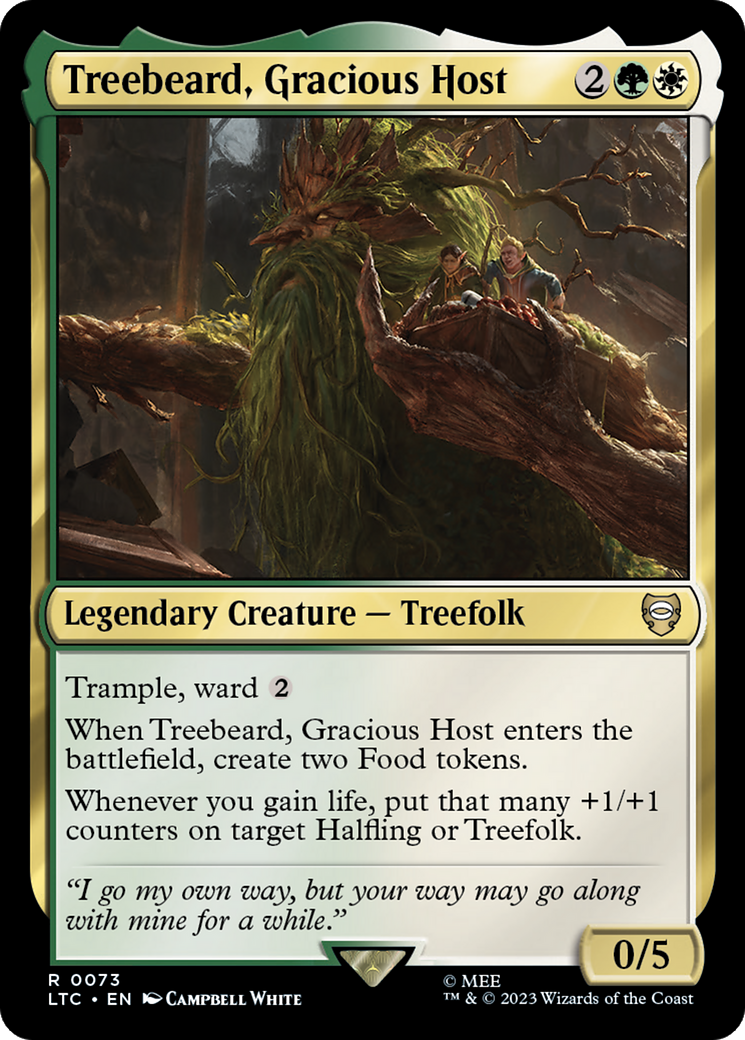 Treebeard, Gracious Host [The Lord of the Rings: Tales of Middle-Earth Commander] | Silver Goblin