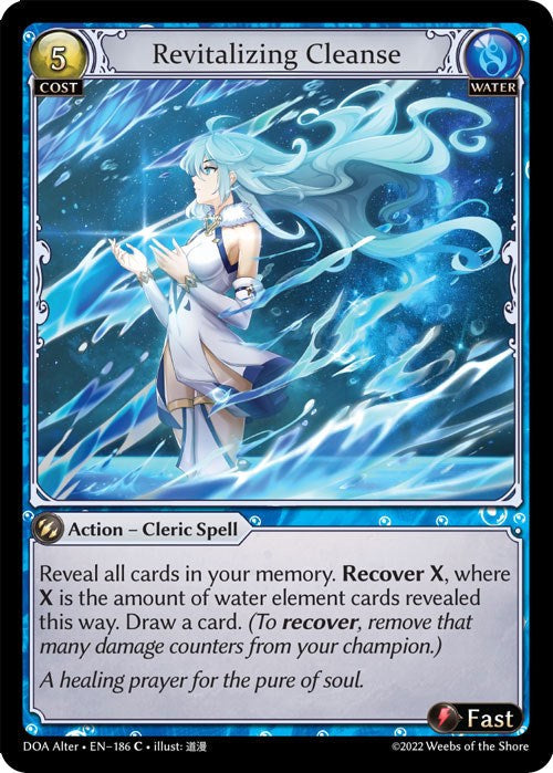 Revitalizing Cleanse (186) [Dawn of Ashes: Alter Edition] Foil