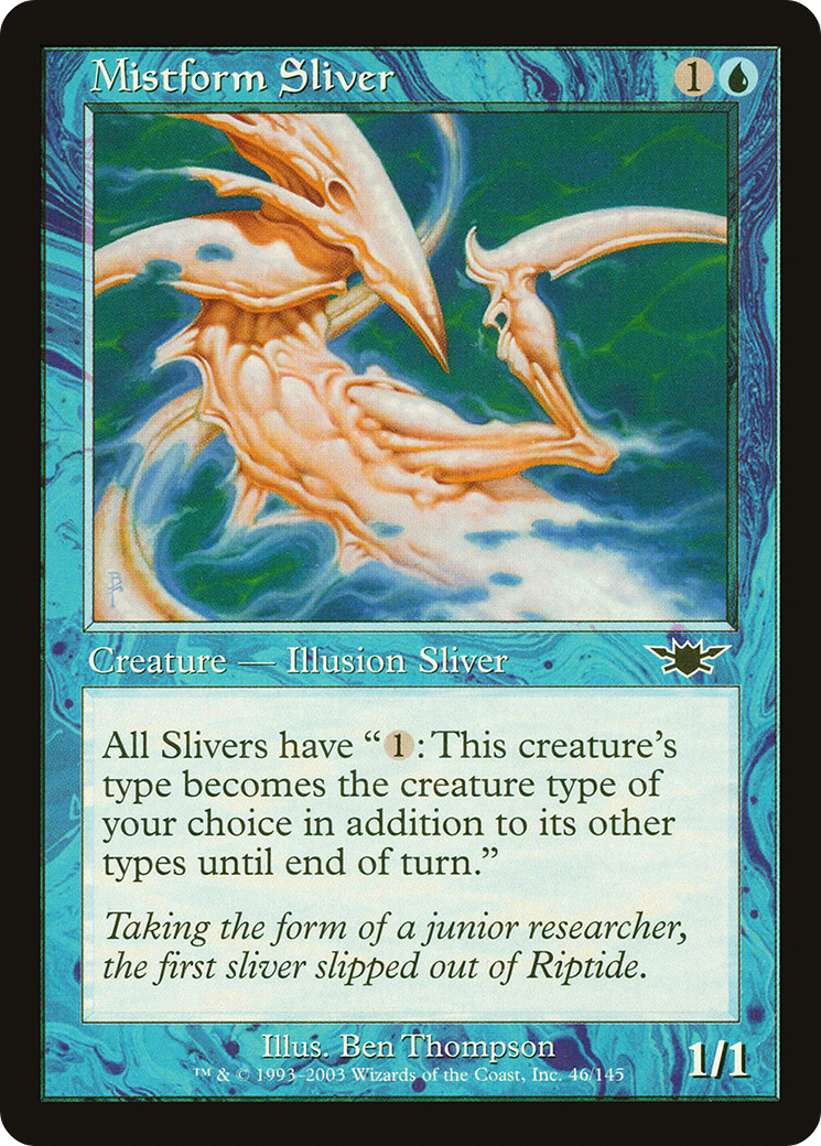 Mistform Sliver [Legions] Foil