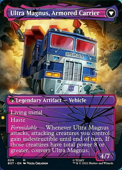 Ultra Magnus, Tactician // Ultra Magnus, Armored Carrier (Shattered Glass) [Transformers] Foil
