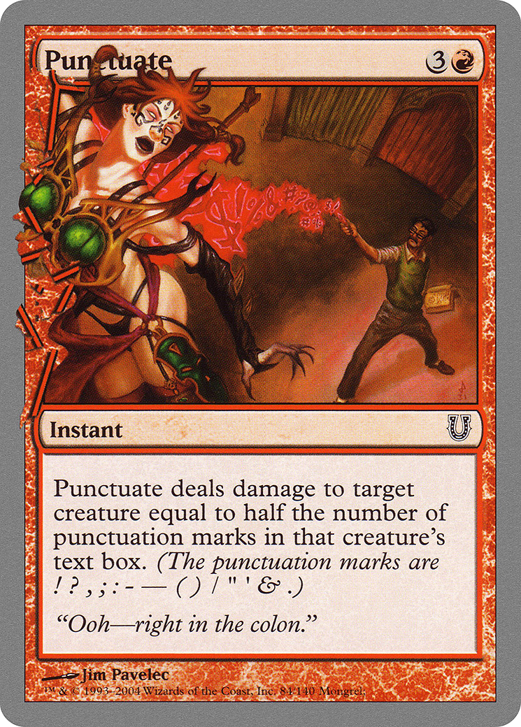 Punctuate (084) - Unhinged