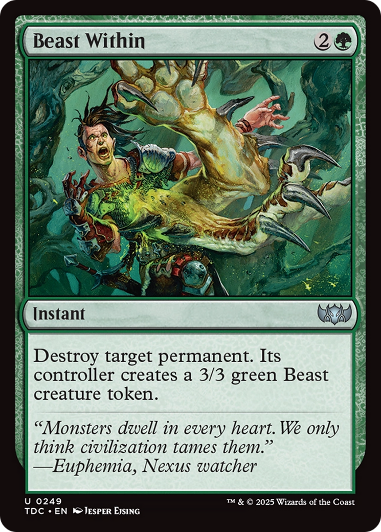 Beast Within (249) - Commander: Tarkir: Dragonstorm