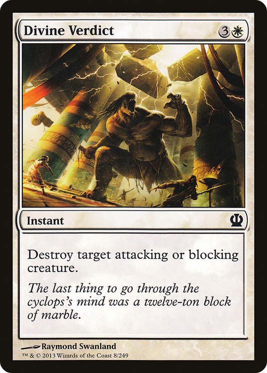 Divine Verdict [Theros] Foil