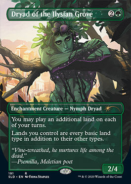 Dryad of the Ilysian Grove (Borderless) [Secret Lair Drop Series] | Silver Goblin