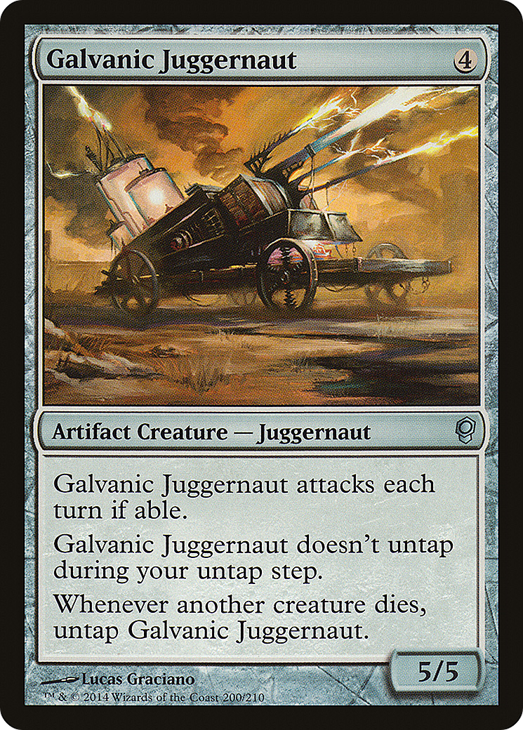 Galvanic Juggernaut [Conspiracy] Foil