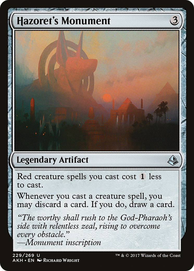 Hazoret's Monument [Amonkhet] Foil