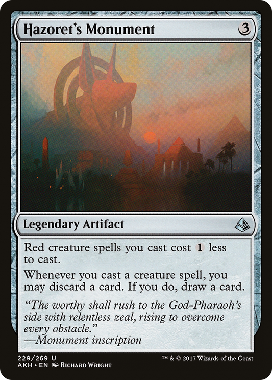 Hazoret's Monument [Amonkhet] Foil