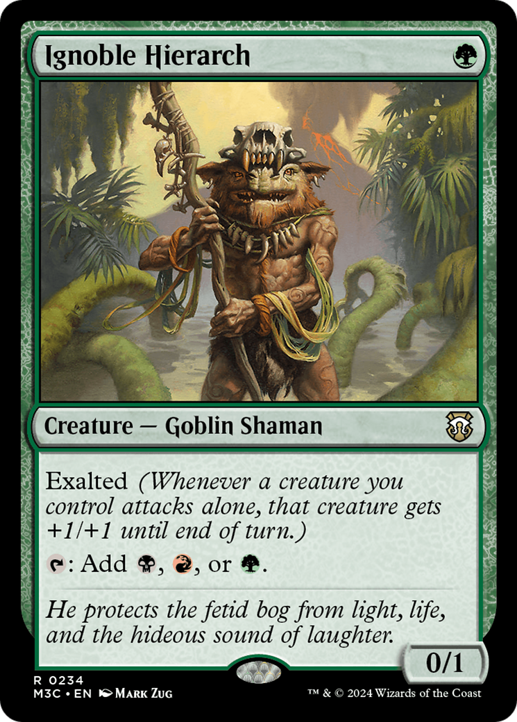 Ignoble Hierarch [Modern Horizons 3 Commander] | Silver Goblin