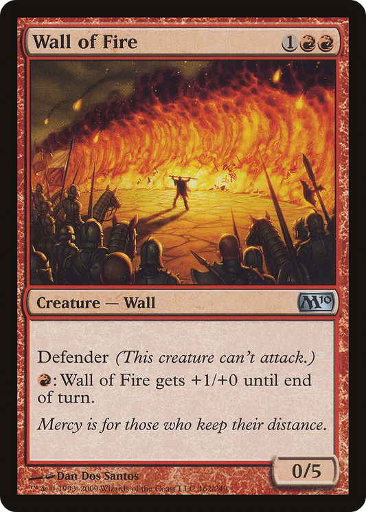 Wall of Fire [Magic 2010] Foil