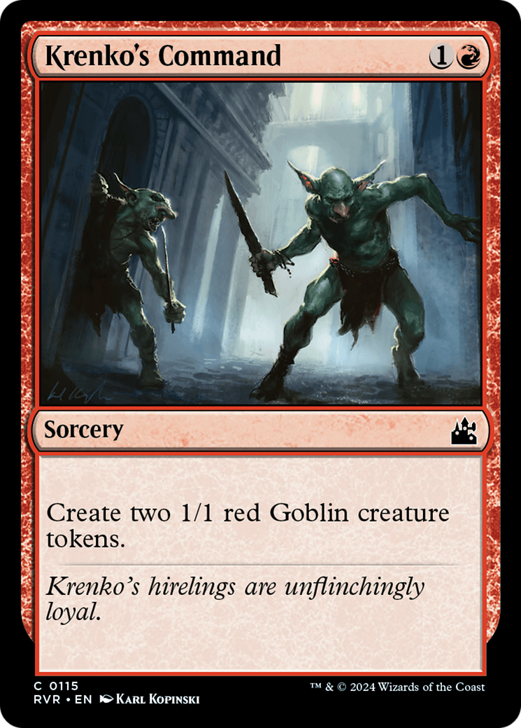 Krenko's Command [Ravnica Remastered] Foil