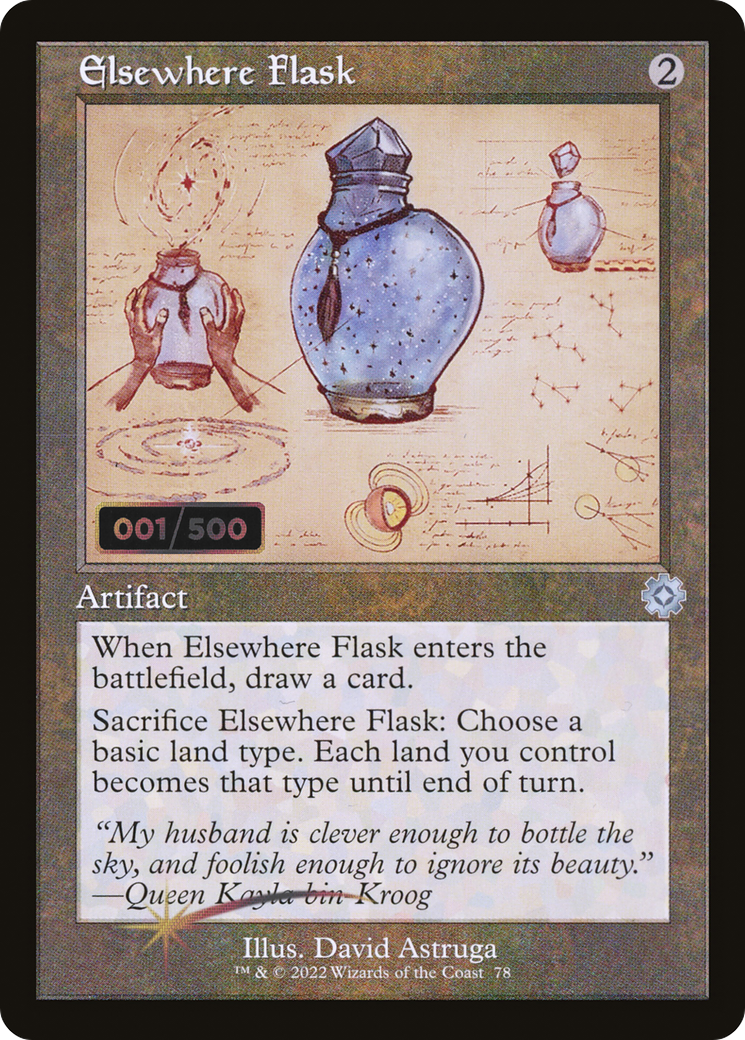 Elsewhere Flask (Retro Schematic) (Serialized) [The Brothers' War Retro Artifacts]