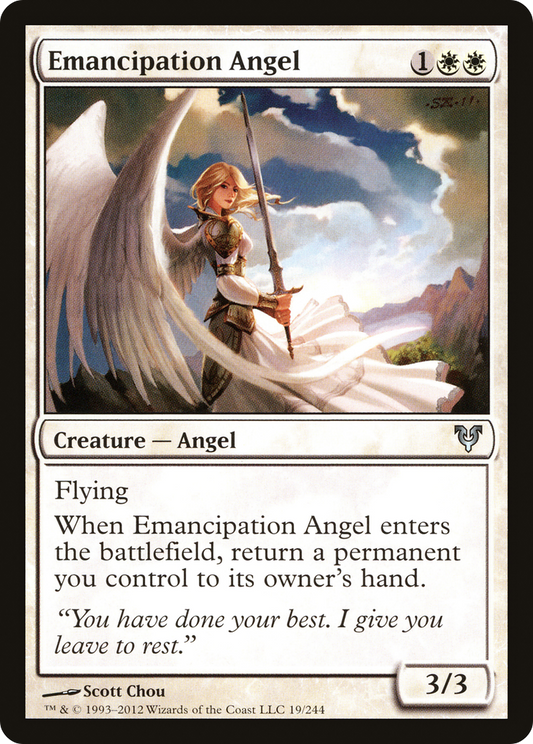 Emancipation Angel [Avacyn Restored] Foil