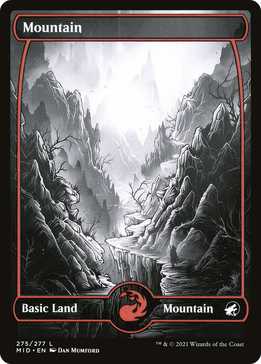Mountain (275) [Innistrad: Midnight Hunt] Foil