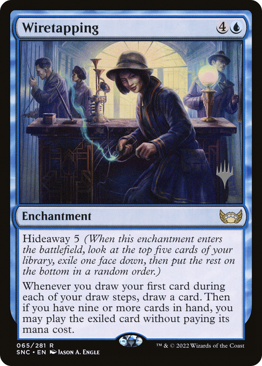 Wiretapping (Promo Pack) [Streets of New Capenna Promos]