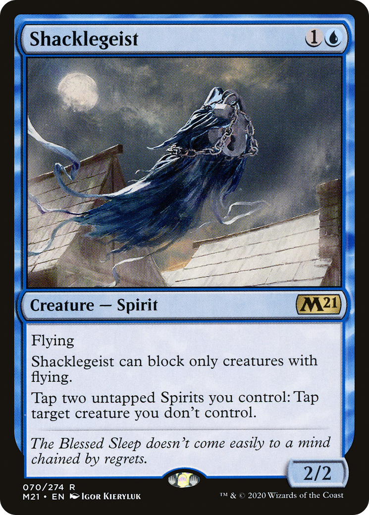 Shacklegeist [Core Set 2021] | Silver Goblin