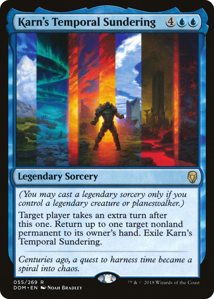 Karn's Temporal Sundering [Dominaria] | Silver Goblin