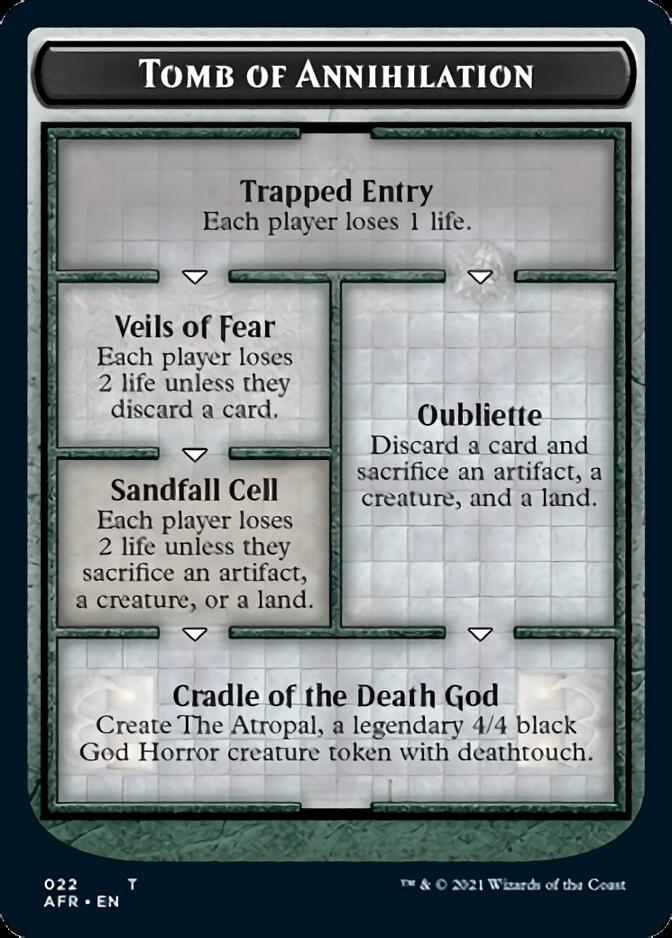 Tomb of Annihilation // The Atropal Double-Sided Token [Dungeons & Dragons: Adventures in the Forgotten Realms Tokens] Foil
