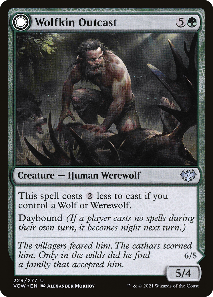 Wolfkin Outcast // Wedding Crasher [Innistrad: Crimson Vow] Foil