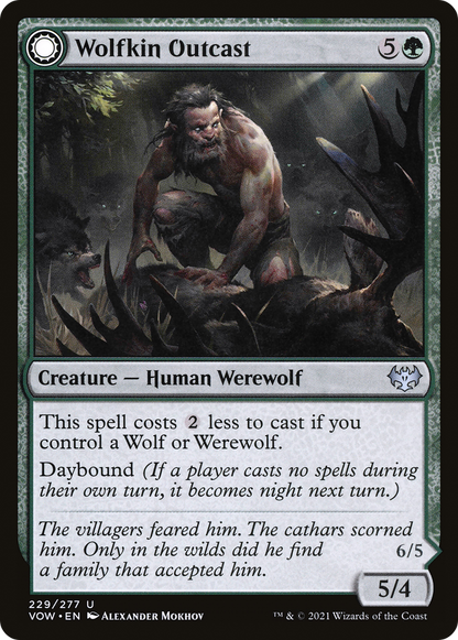 Wolfkin Outcast // Wedding Crasher [Innistrad: Crimson Vow] Foil