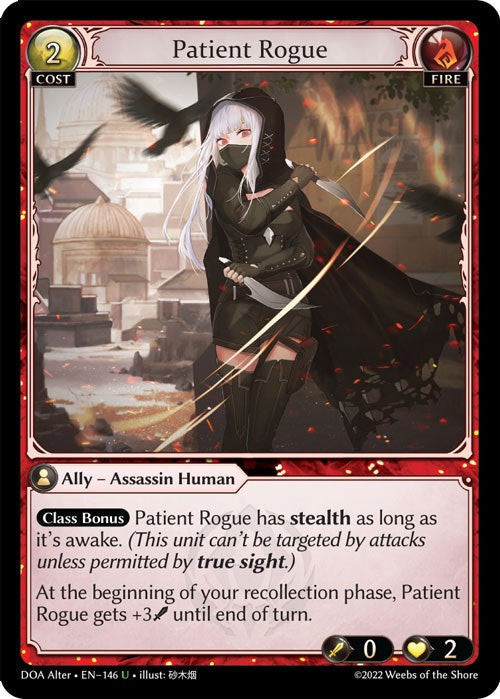 Patient Rogue (146) [Dawn of Ashes: Alter Edition] Foil